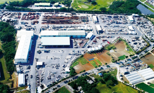 八重瀬センター空撮画像